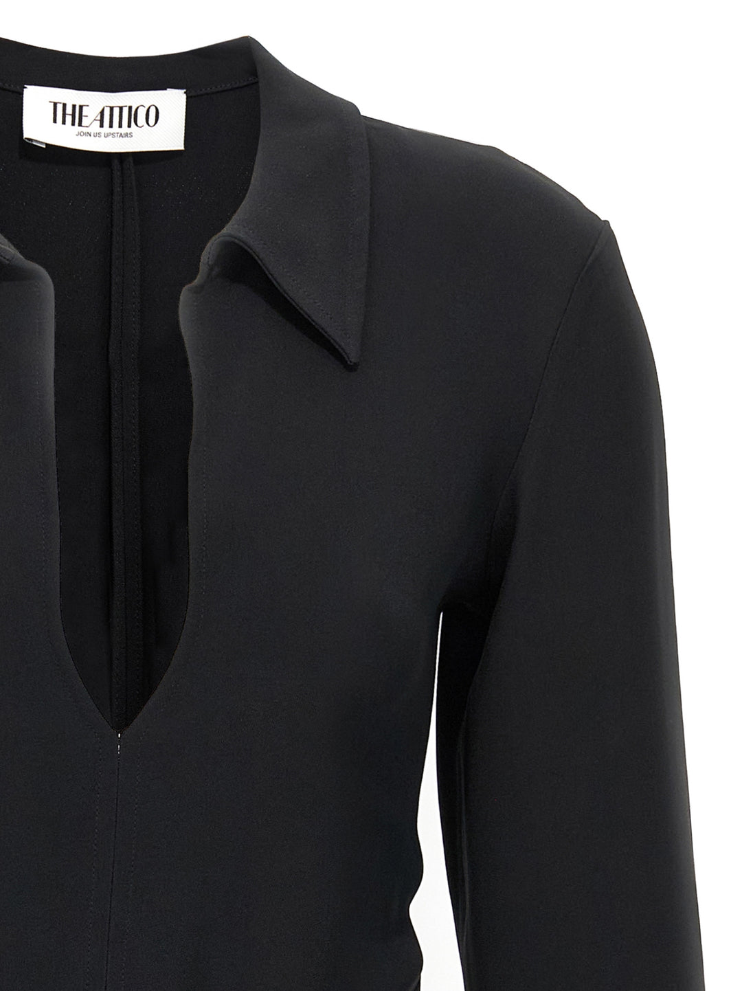 The Attico Mini Polo Dress Abiti - Nero | 552ec182bd5b159db97de87cc027915400ad0ad5