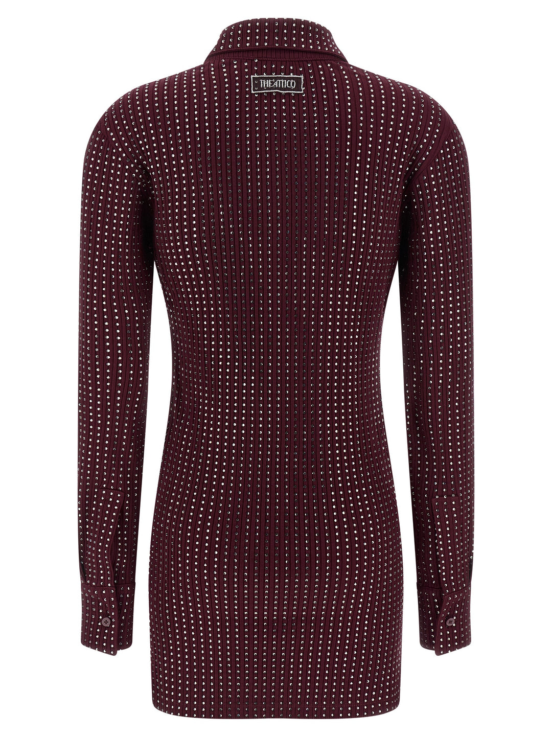 The Attico Rhinestone Dress Abiti - Bordeaux | 1a23eb943b9261002c2e12d9a99b1393b4125869