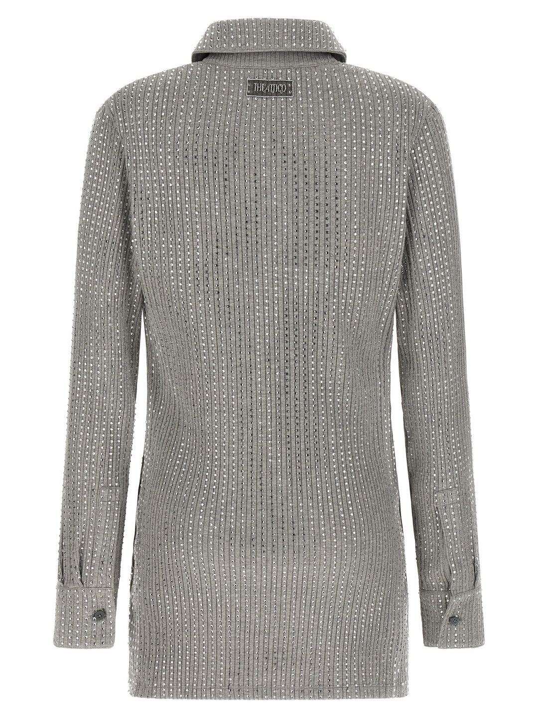 The Attico Rhinestone Dress Abiti - Grigio | 6b208a5c102d4b8b2c3a05c8b8b43e033a923ae1