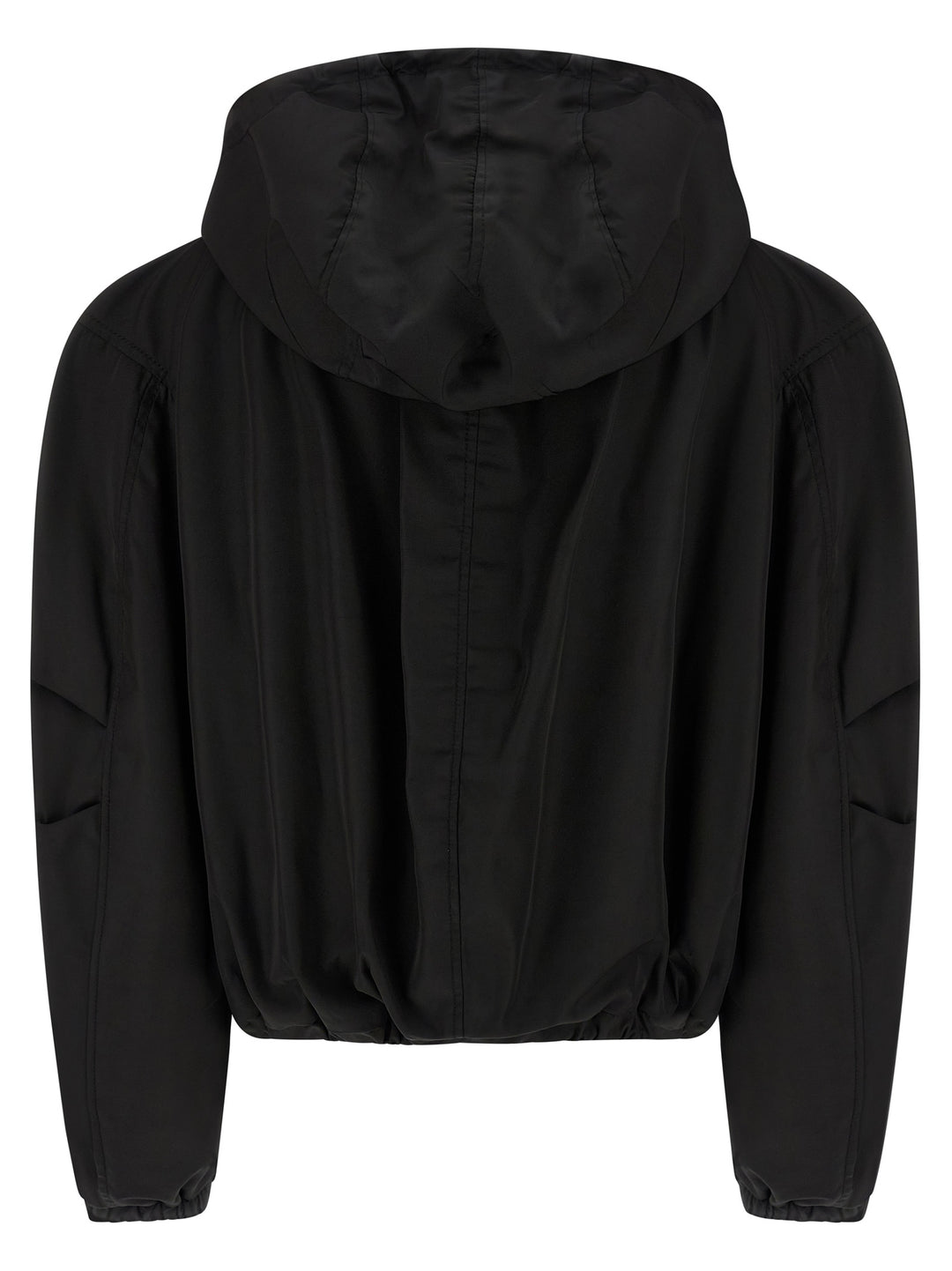 The Attico Maxi Hood Bomber Jacket Puffer Jackets - Nero | 488f76d383b3cc7b917ea529b474d361b51d0427
