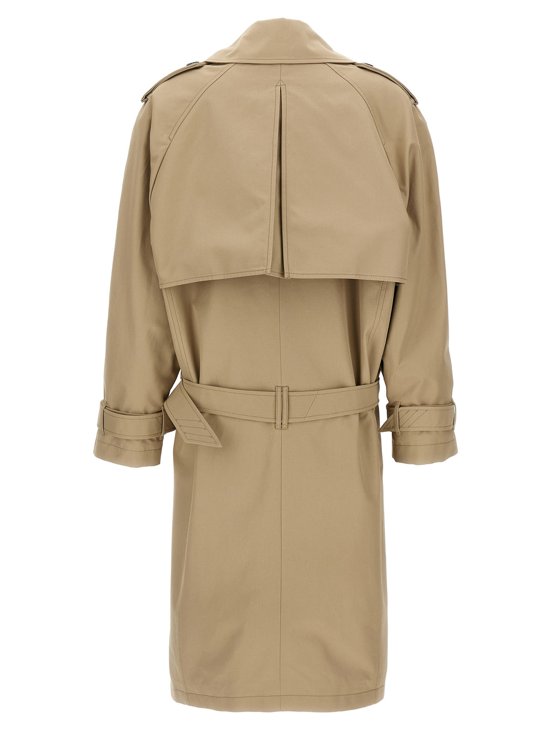 The Attico Cotton Trench Coat Trench e Impermeabili - Beige | 3c76373f5975073ca7a1d9c0bc55afd28e079166