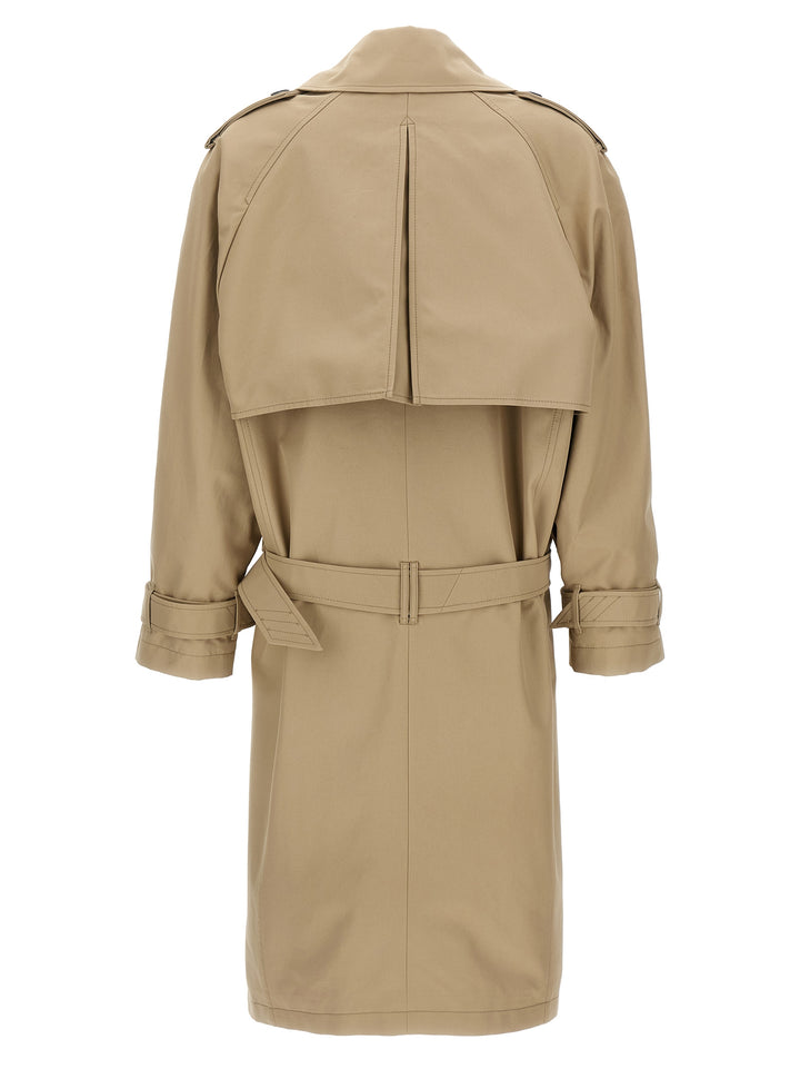 The Attico Cotton Trench Coat Trench e Impermeabili - Beige | 3c76373f5975073ca7a1d9c0bc55afd28e079166