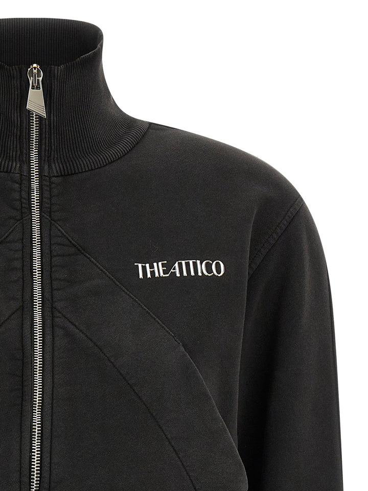 The Attico Zip Felpe - Nero | 8ff2b34ebecef90f90b305d9bc9278b87ae7b316