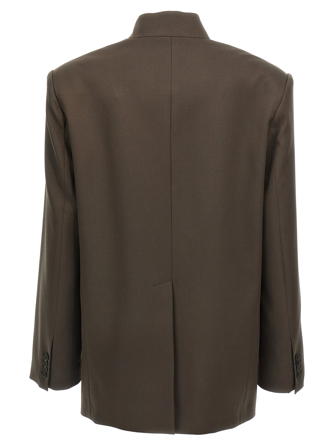 The Attico Maxi Shoulder Strap Blazer BlazerS - Marrone | 4439df451d05da3638365eaf57eaac8e29ab2462