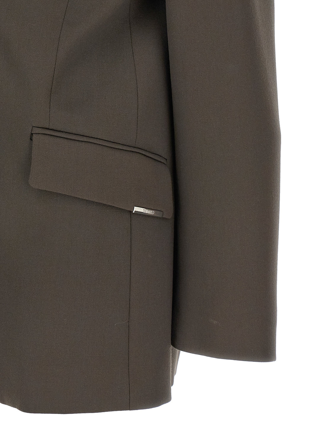 The Attico Maxi Shoulder Strap Blazer BlazerS - Marrone | 2018da1be8038dede2e15003c591da2ff8559f57