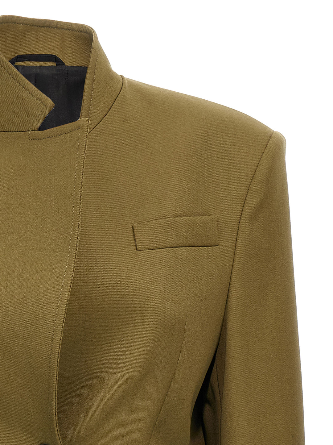 The Attico Maxi Shoulder Strap Blazer BlazerS - Verde | 802e5d2cfc93cf368874088e0fce517639d55c2d