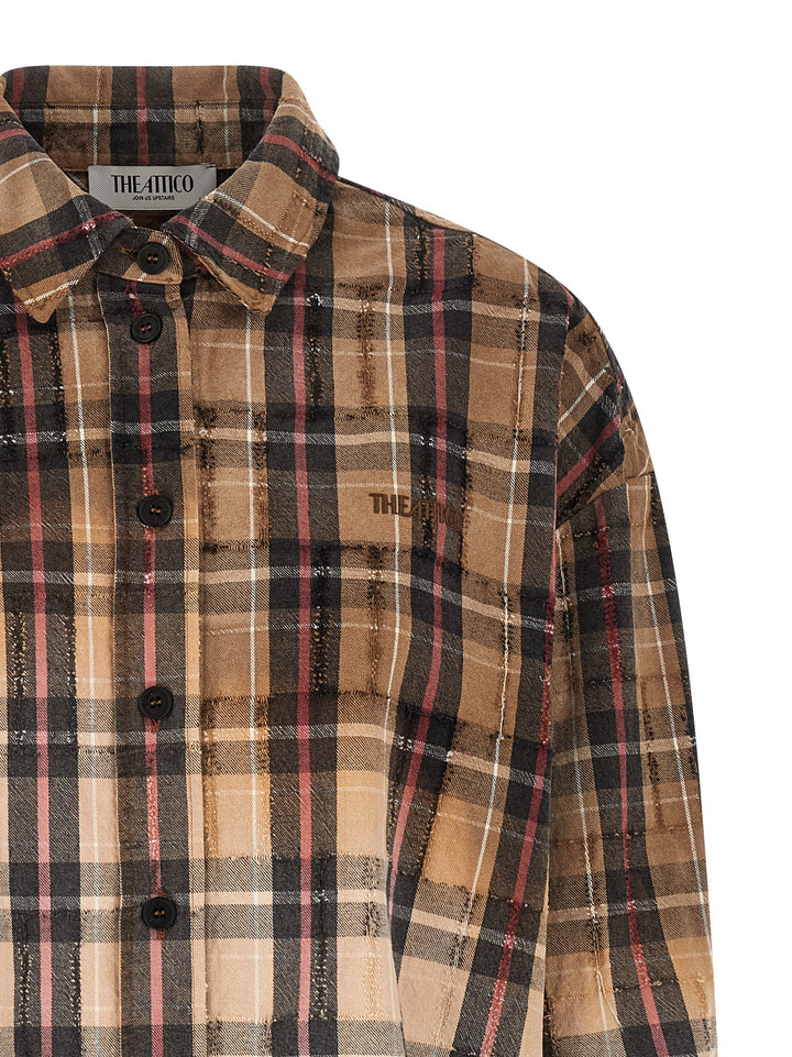 The Attico Check Shirt Camicie - Multicolor | b5523320979fef7a040cbb183ec5f75c1db9442c
