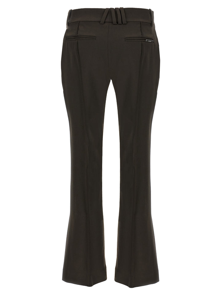 The Attico Flared Pantaloni - Marrone | a7acd0acc9f6c8ce1b174c1b05f5affdb3b610a4