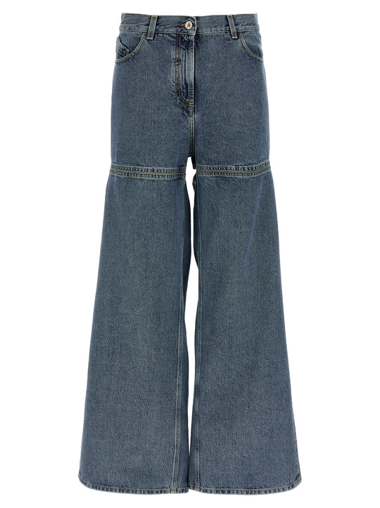 Cut-Out Jeans Celeste