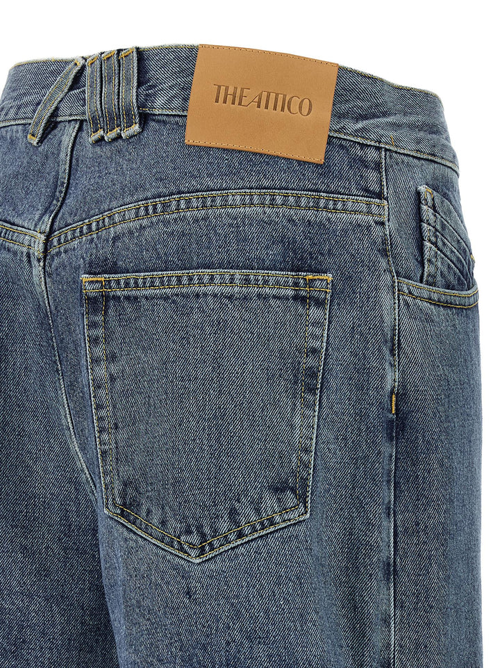 The Attico Cut-Out Jeans - Celeste | 8fa7430c50a20f8090bbb082a114a7486fdf6d2e
