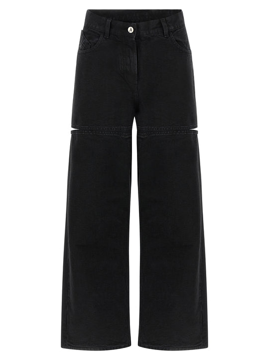 Cut-Out Jeans Nero