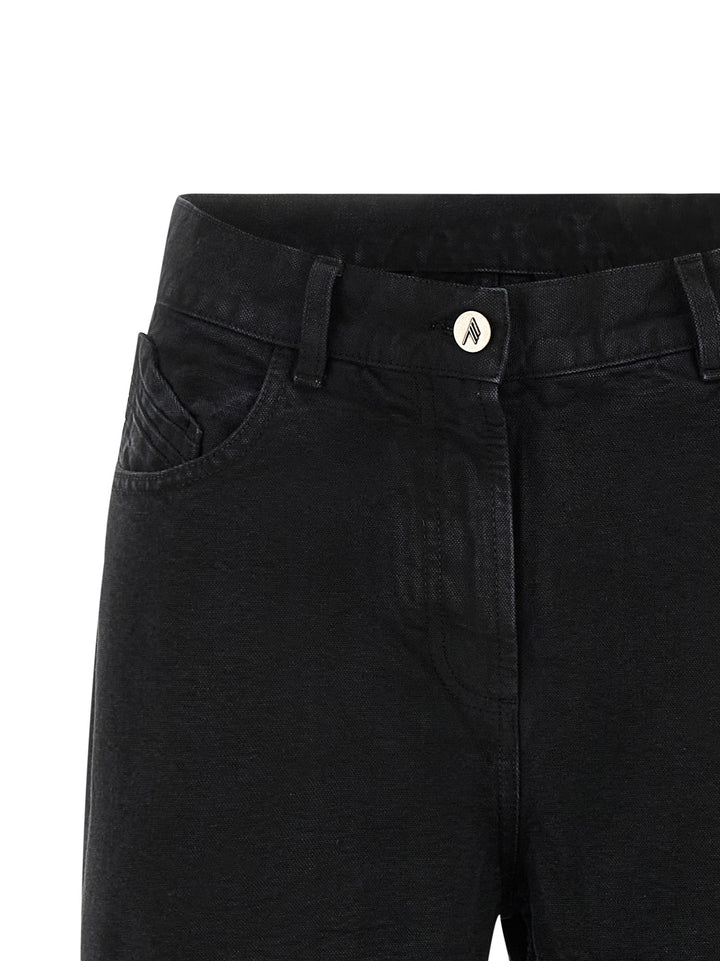 The Attico Cut-Out Jeans - Nero | 0c02654cdc2dd2230f2acb7ea4c5ffe7d12f969b