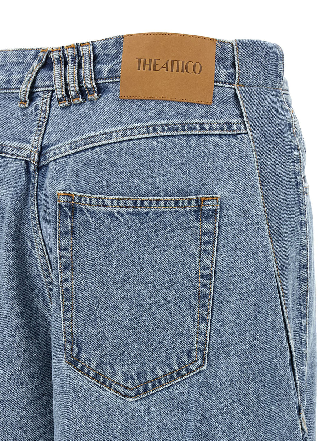 The Attico Tape Jeans - Celeste | 17e2691ea3d19eb97b1855937e3a62d572d032eb