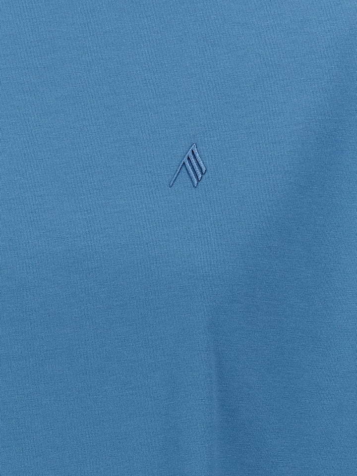 The Attico Maxi Shoulder Strap T shirt - Celeste | 517d33d1acbdafea946a44b311cbcd2d421405b7