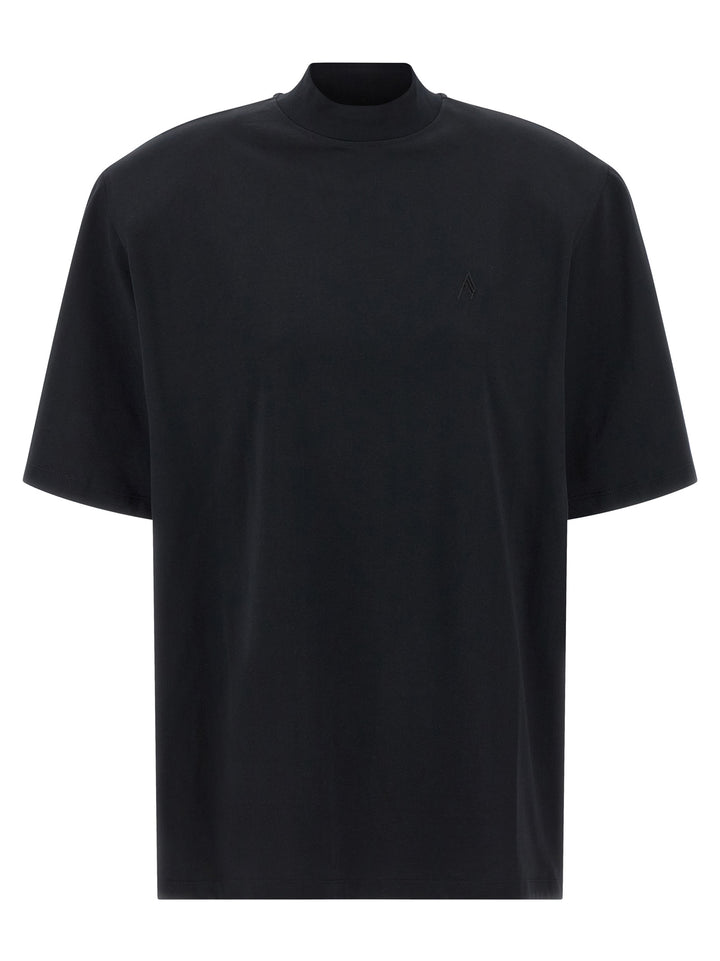 The Attico Maxi Shoulder Strap T shirt - Nero | ef6147a45c2c563eff088e8dc4da8439c6b3bc83