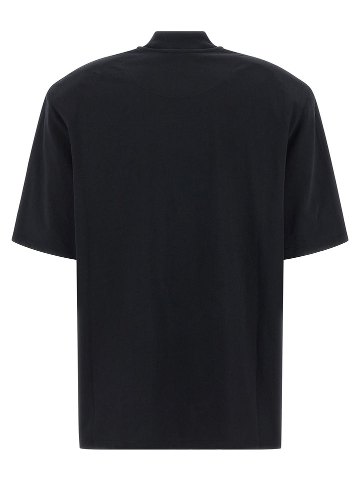 The Attico Maxi Shoulder Strap T shirt - Nero | 894b2003e997fd6c9496c8d03e813a24b01a8d43