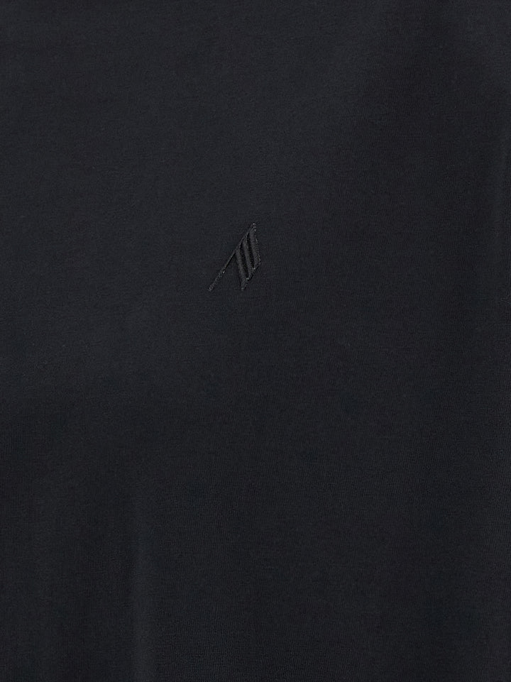 The Attico Maxi Shoulder Strap T shirt - Nero | 4bf8a98597d4634de393e628474ad1fa853a0b50