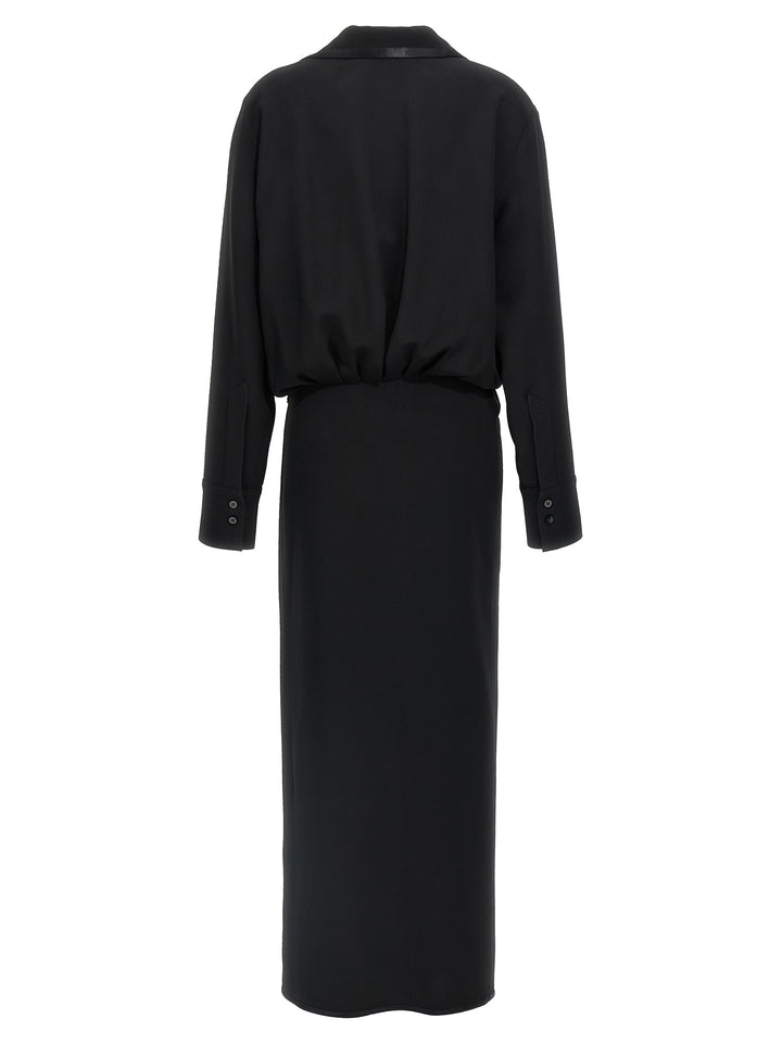 The Attico Wrap Dress Abiti - Nero | 066d753e94ecf2d2f108d6b242dccbe2f6fabbac