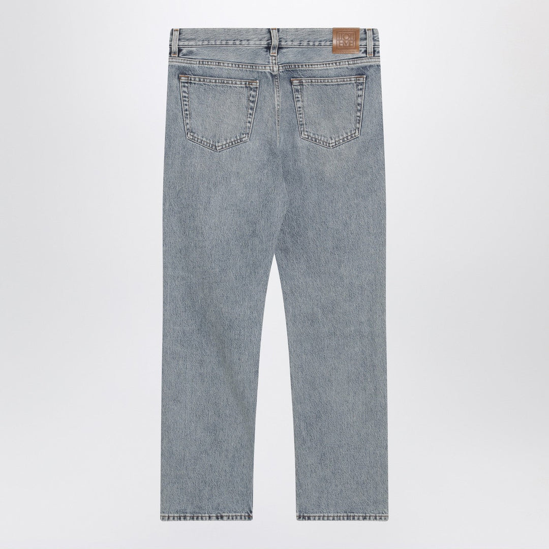 Toteme Pantaloni - Celeste | 1490a97f0a19900d9bea58aae1c681083944f287