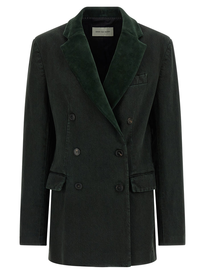 Dries Van Noten  Befya BlazerS - Verde | d2f3870437247c30dd019c670fa7d2bb64a94a4f