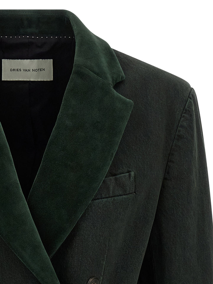 Dries Van Noten  Befya BlazerS - Verde | 3074f1561a4b1f2713c2353325b59378f5b14d1f
