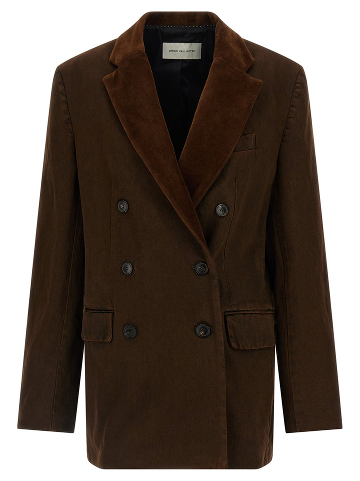 Dries Van Noten  Befya BlazerS - Marrone | e23b957ced9637972378d2e214d88b4c8dc75e2f