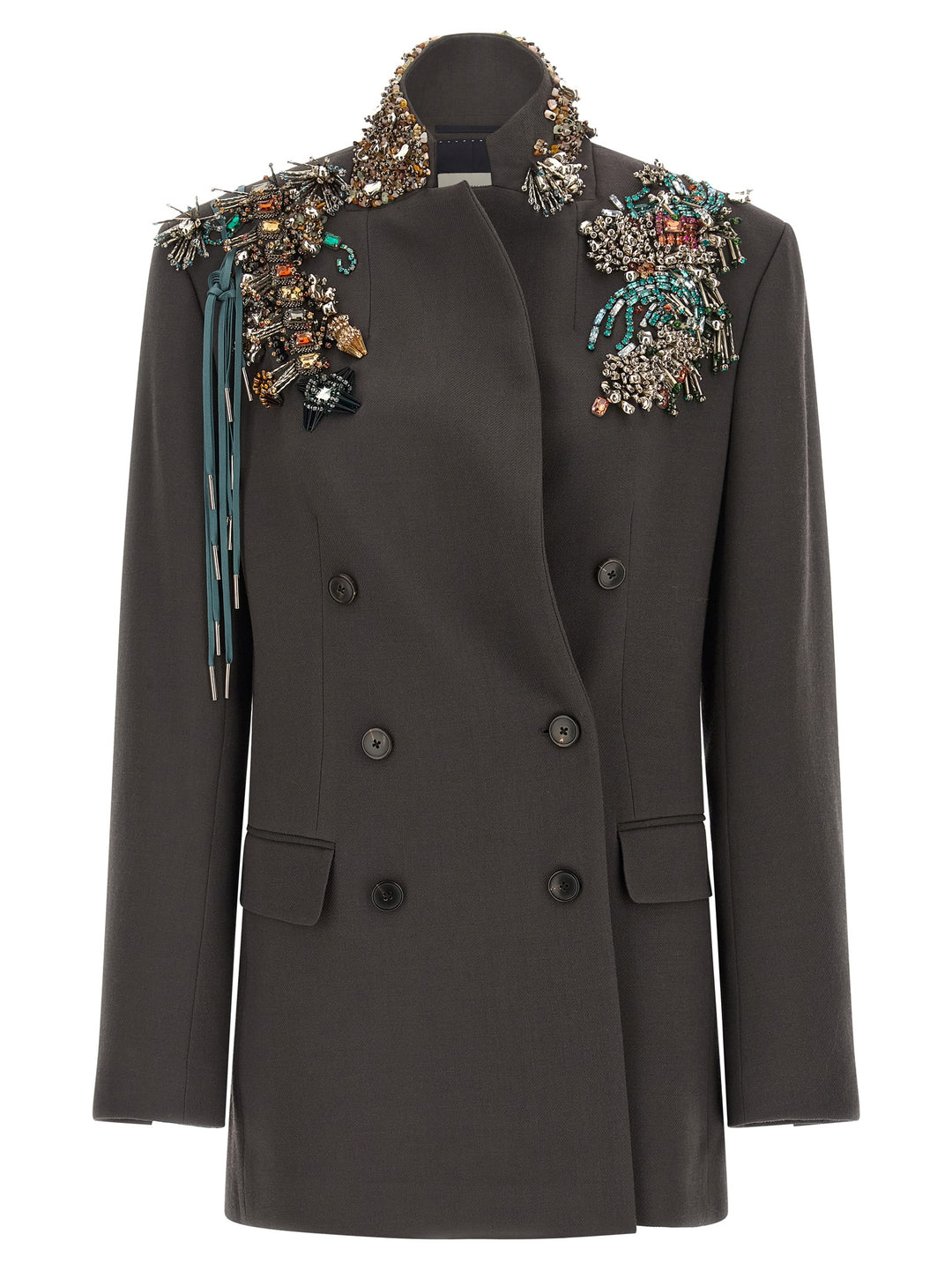 Dries Van Noten  Bafya BlazerS - Grigio | a07400326e4c908fd9b62bffe0f90079d31d4c6a