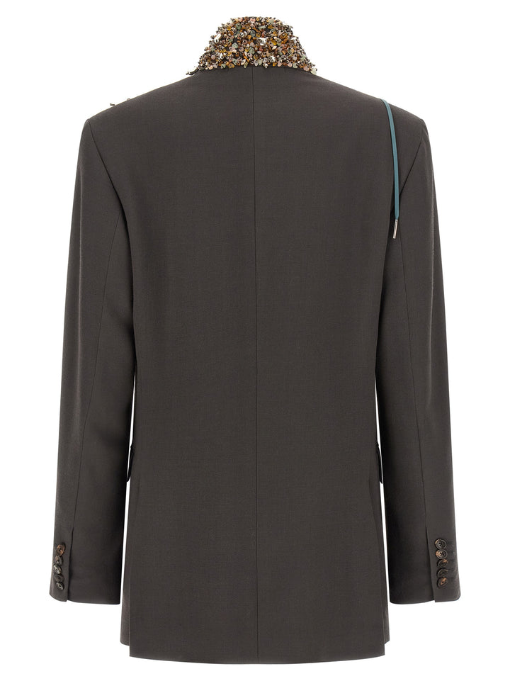 Dries Van Noten  Bafya BlazerS - Grigio | f8c3f093eff3b07c4aca2f05a9e9e45f6db344d6