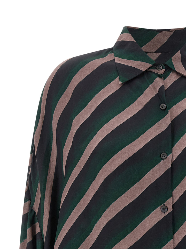 Dries Van Noten  Casia Camicie - Verde | 0040dd174cce08f95039eb961c62bb2968b39965