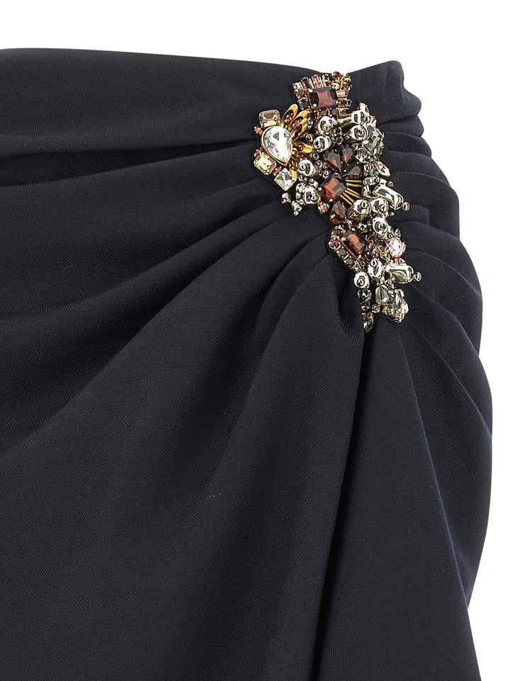 Dries Van Noten  Sovora Gonne - Blu | 3dabdd9d56da944523048fad73fb7f09a1f5485c