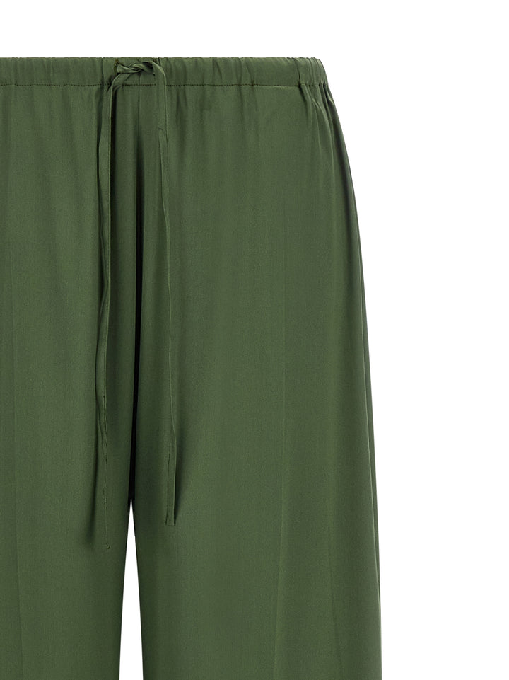 Dries Van Noten  Puvis Pantaloni - Verde | e8714b13f9bb4bef2f0120cb3edaa2783fa7e2ee