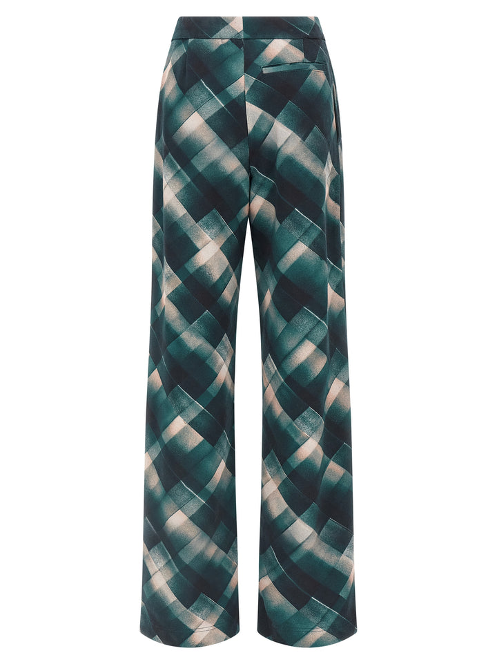Dries Van Noten  Hartia Tris Pantaloni - Verde | 35f96f08519921062792982d8ee9b7c3bf5b923c
