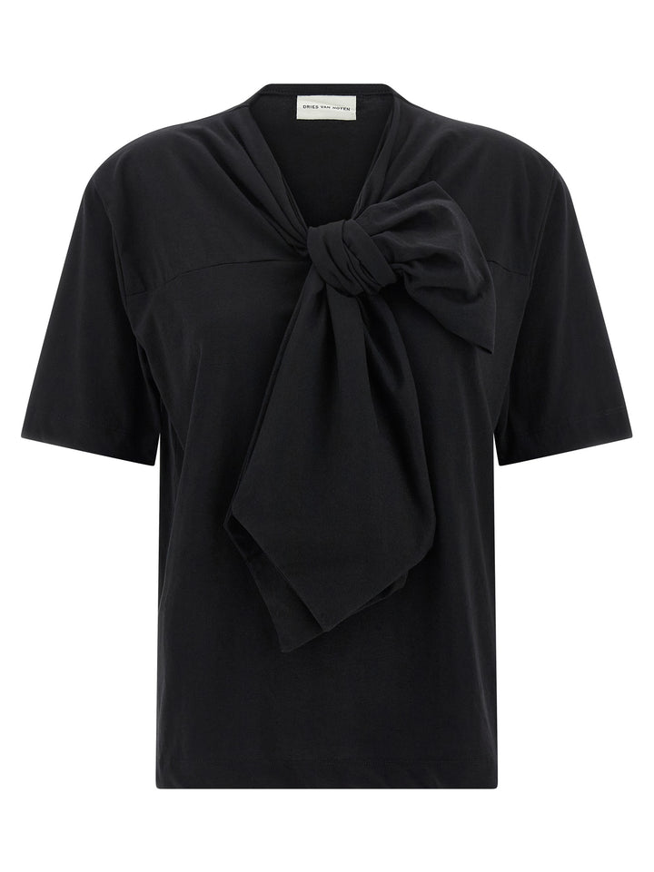Dries Van Noten  Hebitta T shirt - Nero | 16881860474cf0ef0e9b6cf92c373130abd8e293