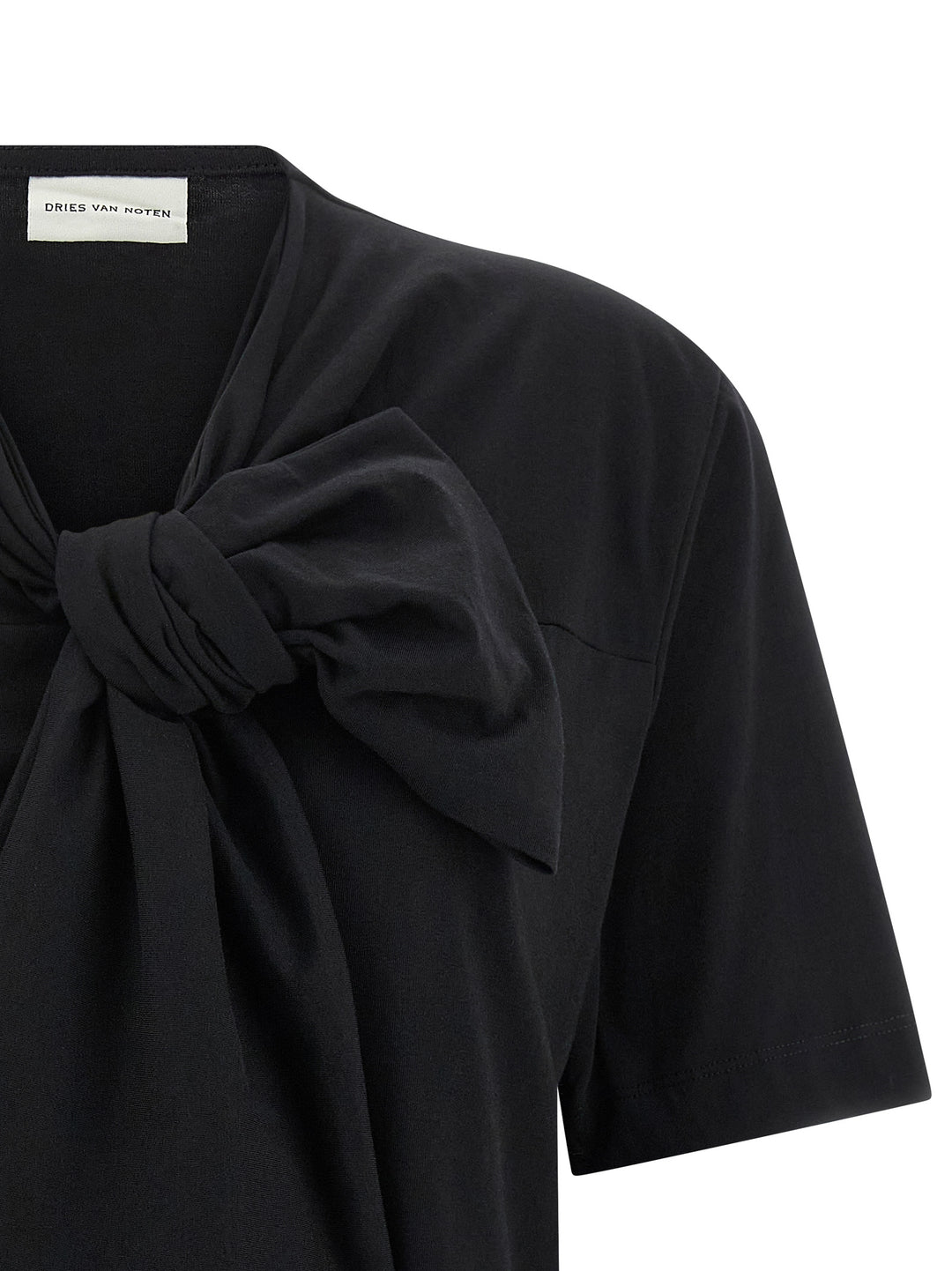 Dries Van Noten  Hebitta T shirt - Nero | 550cc28c3ce57f010dd88bdb3fac92c15607c5df