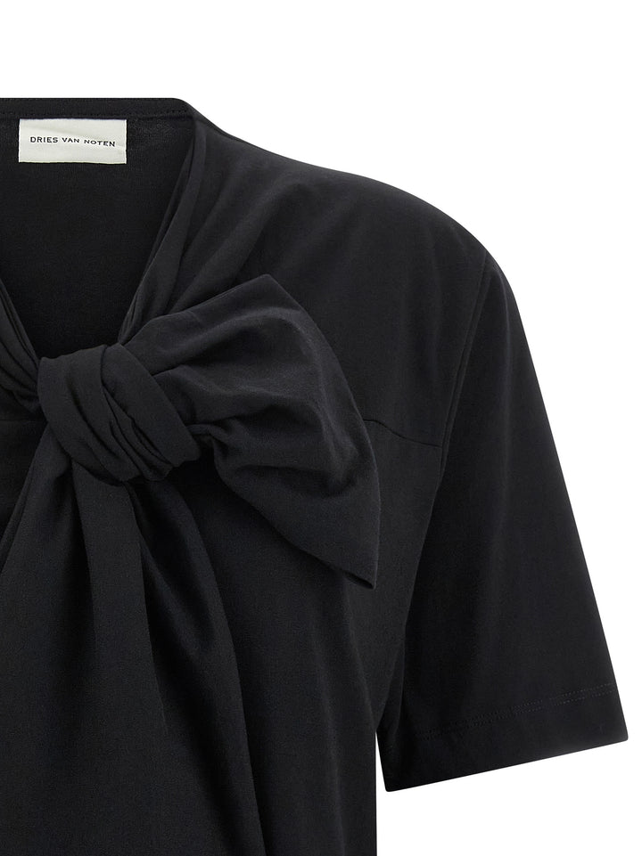 Dries Van Noten  Hebitta T shirt - Nero | 550cc28c3ce57f010dd88bdb3fac92c15607c5df
