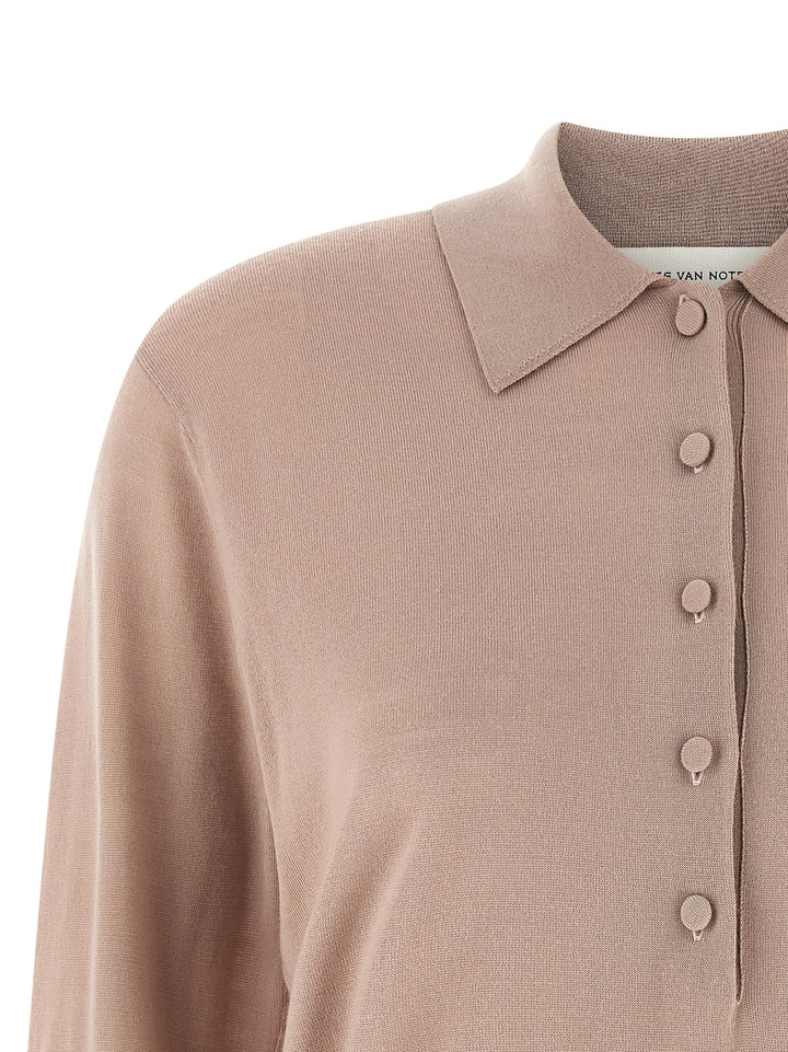 Dries Van Noten  Tuno Polo - Rosa | f5a657a3384a99d5d5bf809bfdf921c1630c76eb