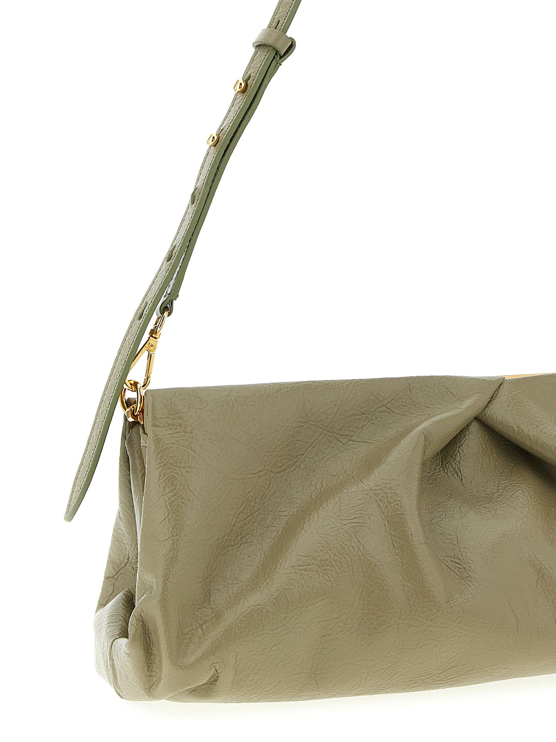 Dries Van Noten  Crisp Clutch - Verde | 25bf11be11cffd348fcaebd89bec150a038e063c