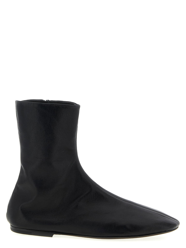 Dries Van Noten  Leather Ankle Boots Stivali e Stivaletti - Nero | 2eb3d7ccd88b180e9e5ccf8957d54b4f62b64586