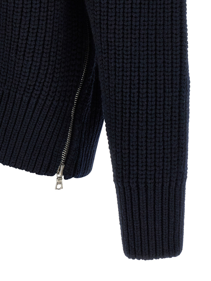 Dries Van Noten  Monty Maglioni - Blu | fca55c453db5541a5b5e13a4198ea12e5979842f