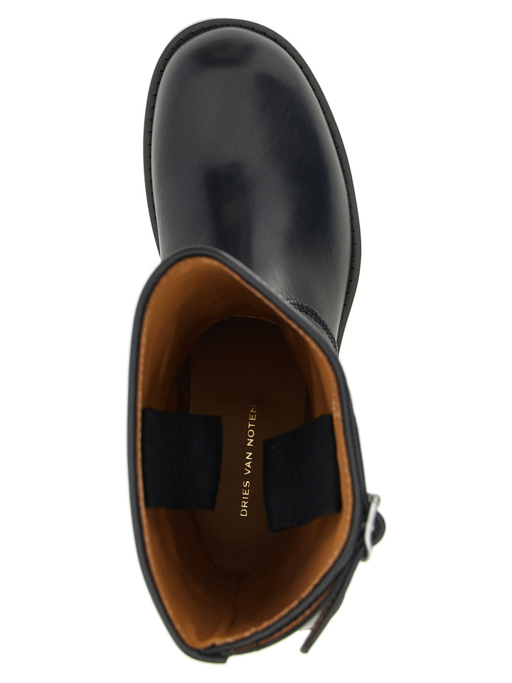 Dries Van Noten  Biker Boots Stivali e Stivaletti - Nero | df204bd0d56e927b3602fafb93099a3b7275c6da