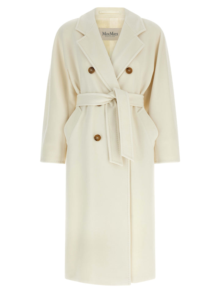 Max Mara Madame - 101801 Icon Coat Trench e Impermeabili - Bianco | 42f85a7227c60f0c017e9284a7743421f6bd2dcf