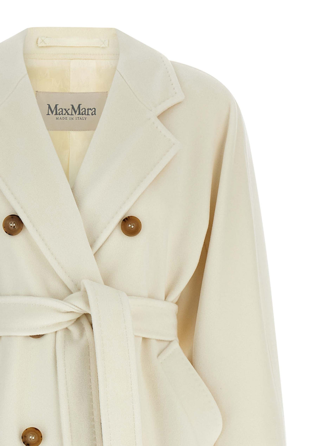 Max Mara Madame - 101801 Icon Coat Trench e Impermeabili - Bianco | cc280a3a4cc26758c6a896a9c62ea1fbf459a1c5