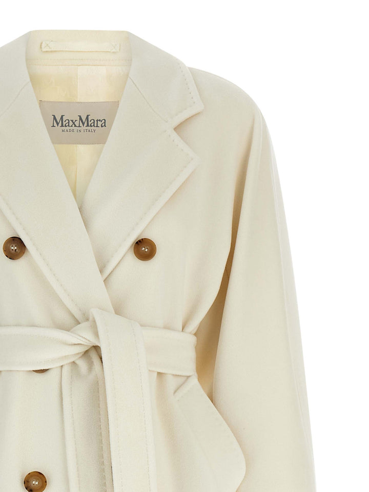 Max Mara Madame - 101801 Icon Coat Trench e Impermeabili - Bianco | cc280a3a4cc26758c6a896a9c62ea1fbf459a1c5