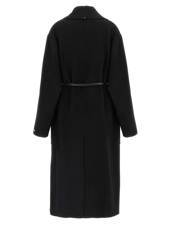 Sportmax Abate Trench e Impermeabili - Nero | c198af58b4ba08bf21c6f44847eb449440b49686