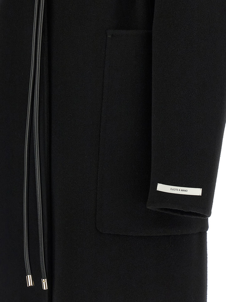 Sportmax Abate Trench e Impermeabili - Nero | a75367cce8e61fe7fb96575f4bbbe68a7620845d