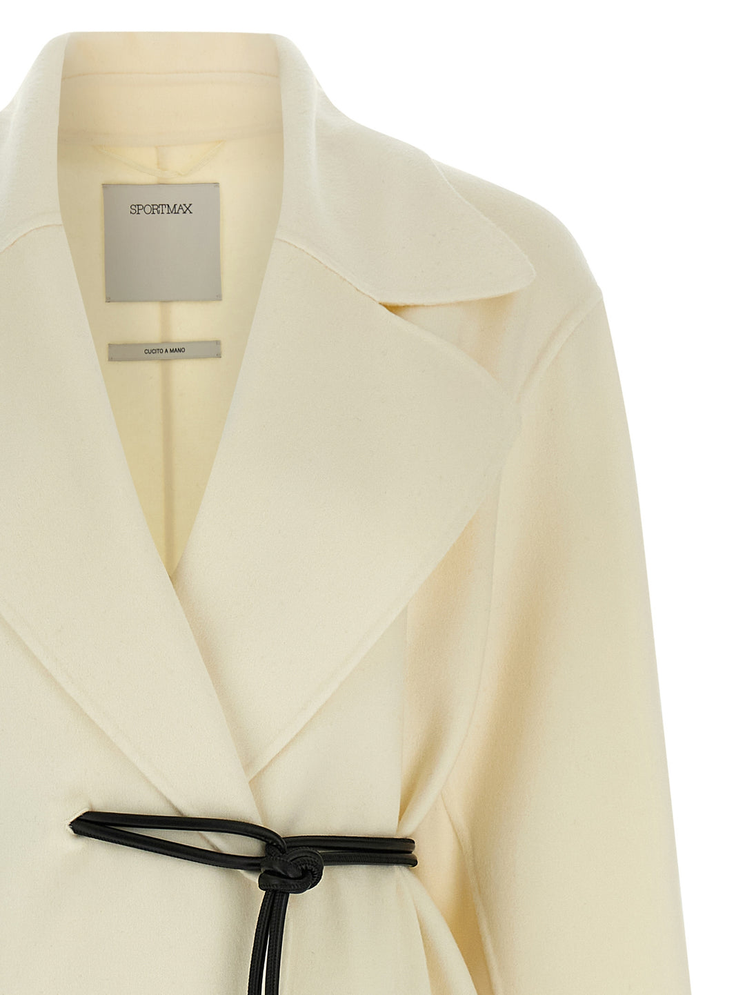 Sportmax Abate Trench e Impermeabili - Bianco | 9750ce251f5e09824958421e3947754b54d968b0
