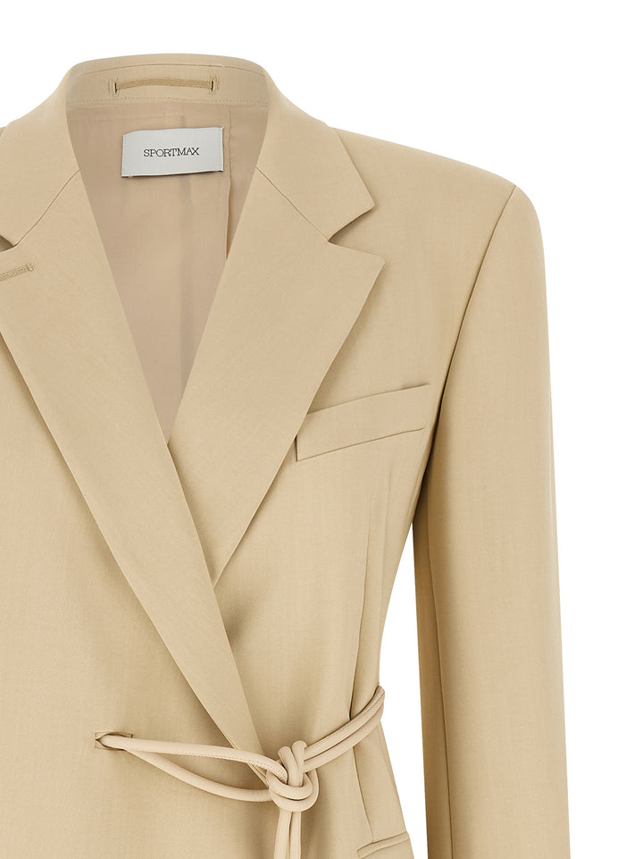 Sportmax Glassa BlazerS - Beige | 01abaadb7fff880c0d1f53f8faaa0bce1bc6d626