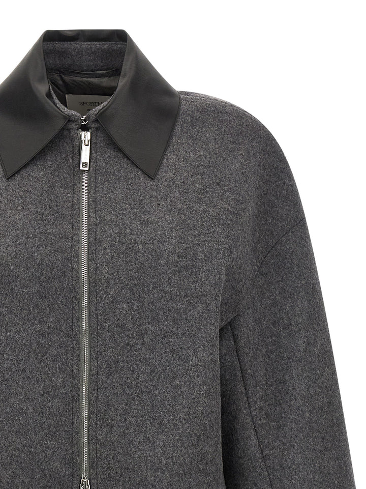 Sportmax Vacuo Puffer Jackets - Grigio | a5539d42e18ced1937e3be218f2718fd8195e91c