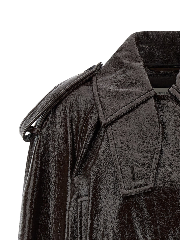 Sportmax Beta1234 Trench e Impermeabili - Marrone | e3a6f8ac0931505af8148fdb9421eb8dd28ae905