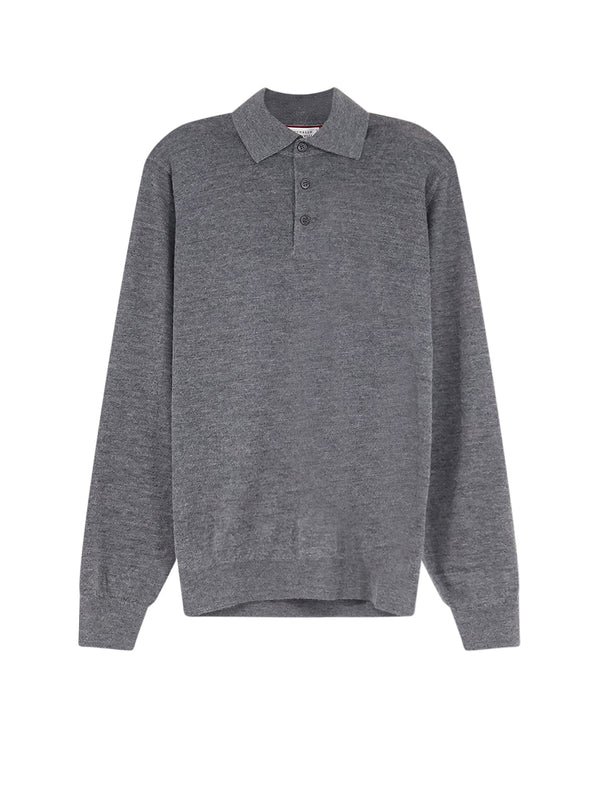 Cashmere And Silk Polo Shirt